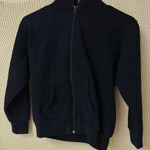 Black Zip-Up Hoodie